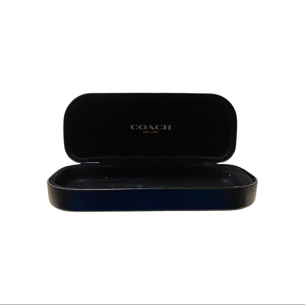 Authentic COACH glasses case and cleaning cloth
